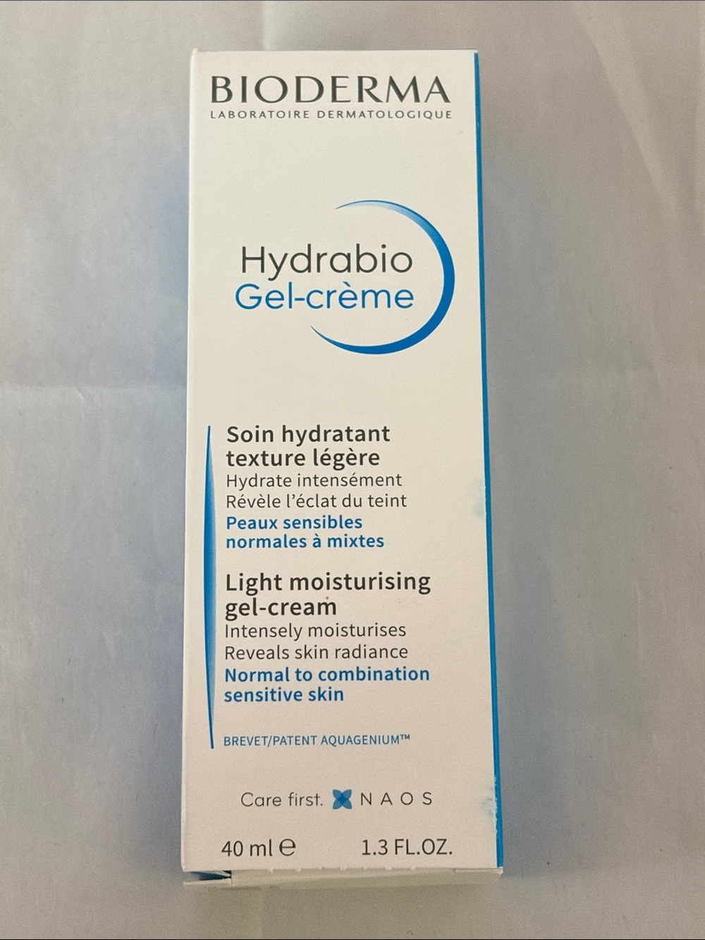 New Bioderma Hydrabio Gel-Crème Light Moisturising Gel-Cream - exp 9/2027